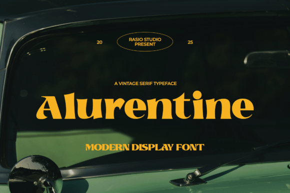Alurentine: A Vintage Serif Font That Anchors Campaigns