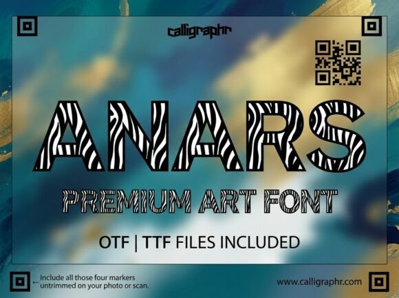 Anars: A Decorative Font That Strengthens Your Brand Identity