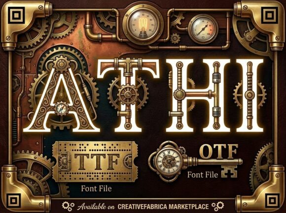 Atthi: A Standout Decorative Font for Handmade Brands