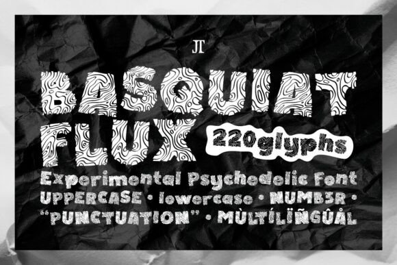 Basquiat Flux: A Bold Decorative Font for Campaign Headlines