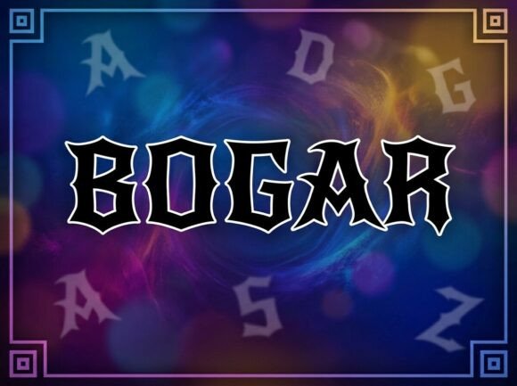 Bogar: A Standout Decorative Typeface for Handmade Creators