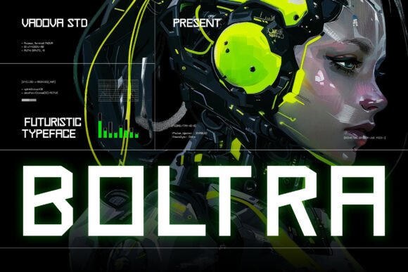 Boltra: A Futuristic Font That Cuts Through the Feed