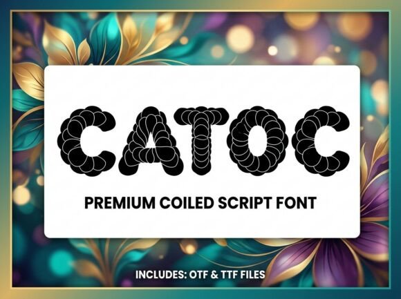 Catoc: A Decorative Typeface for Editorial Impact