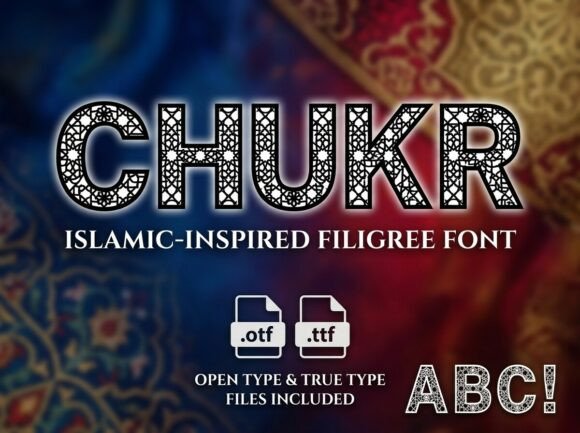 Chukr: A Spiritual & Sophisticated Display Typeface for Meaningful Branding