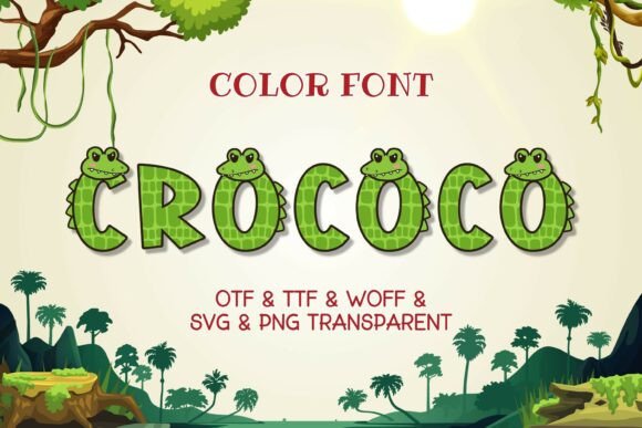 Crococo: A Playful Color Font for Scroll-Stopping Campaigns
