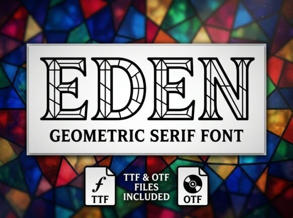 Eden: A Decorative Display Font That Elevates Digital Branding