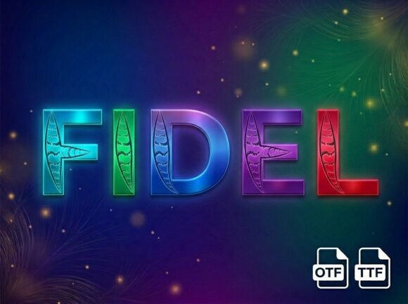 Fidel: A Decorative Font That Strengthens Your Brand Identity