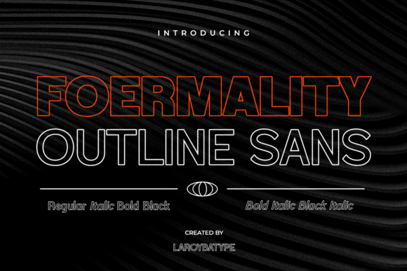 Foermality: A Display Sans That Commands Attention