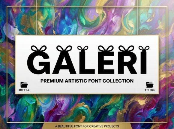 Galer: A Decorative Display Font That Anchors Your Digital Brand