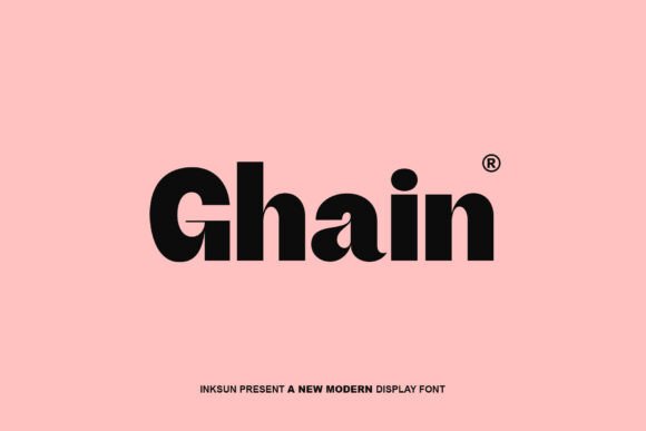 Ghain: A Display Font That Cuts Through the Feed