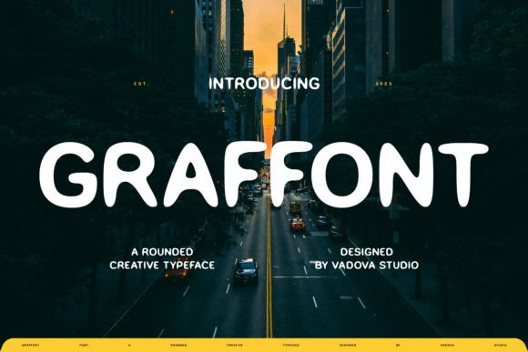 Graffont: A Rounded Sans Serif for Warm, Urban Brand Identity