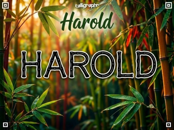 Harold: A Standout Decorative Typeface for Handmade Creators