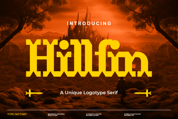 Hillfin: A Gothic Serif Font for Handmade Brands