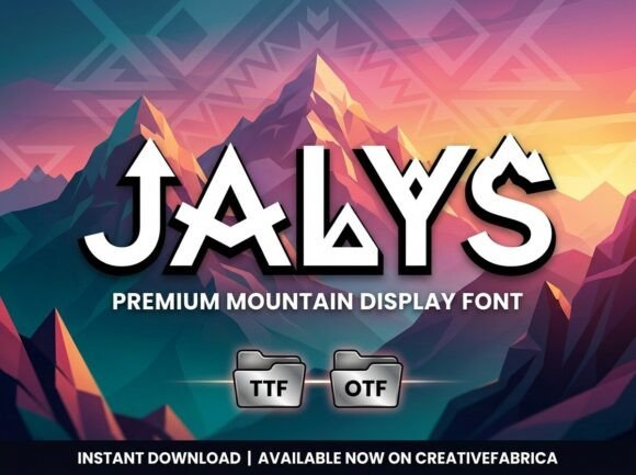Jalys: A Decorative Display Font for Impactful Web Design
