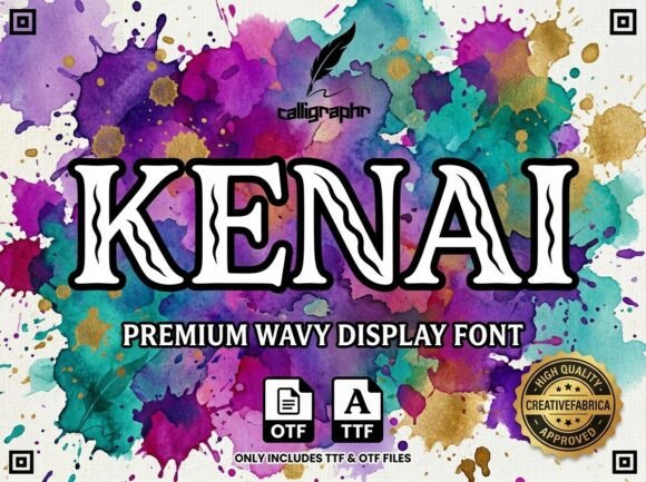 Kenai: A Decorative Display Font That Commands Attention