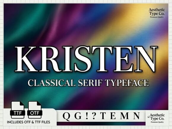Kristen: A Standout Decorative Font for Handmade Creators