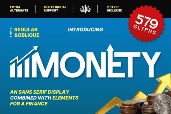 Monety: A Sans Serif Font That Speaks Finance With Authority