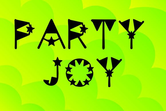 Party Joy: A Festive Display Font That Elevates Small Business Branding