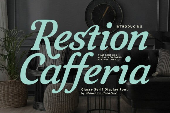 Restion Cafferia: A Serif Font That Feels Like Handmade Magic