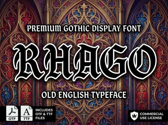 Rhago: A Bold Blackletter Font for Memorable Branding