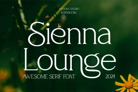 Sienna Lounge: A Serif Display Font for Thoughtful Editorial Moments