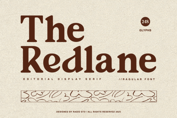 The Redlane: A Versatile Editorial Serif for Digital Design
