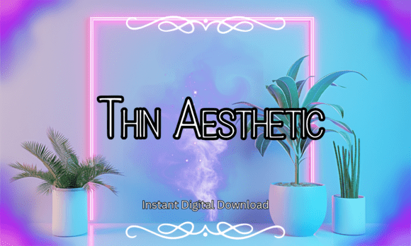Thin Aesthetic: A Light, Thoughtful Display Typeface for Modern Editorial Design